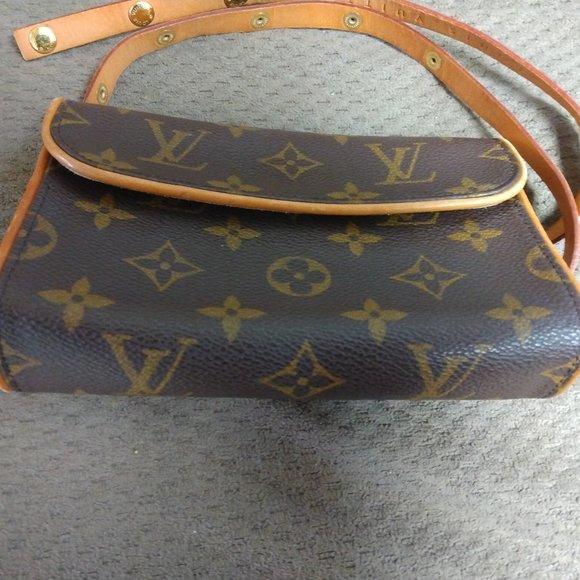❤️LOUIS VUITTON Mini Bum Bag Monogram Florentine Canvas Fanny Pack  +Dustbag - Picture 3 of 10